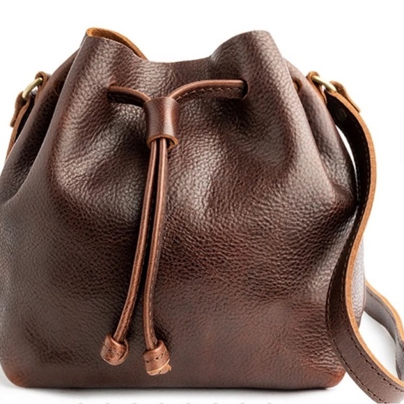 Portland Leather Handbags - Portland Leather Rich Brown Mini Bag
